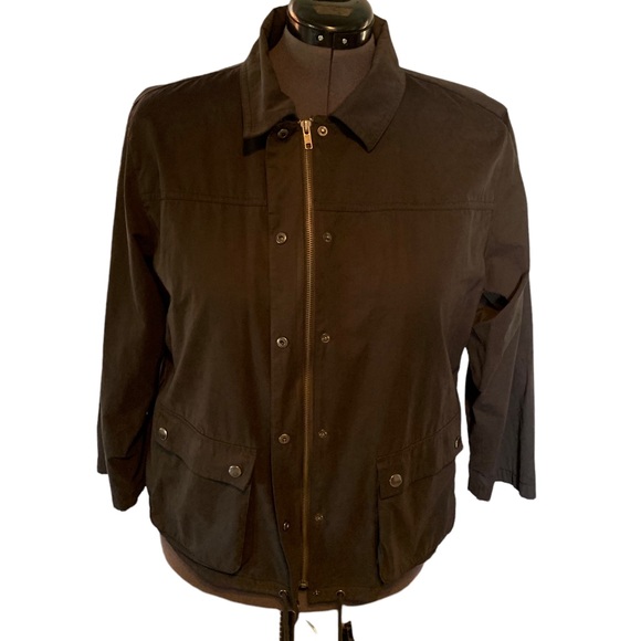 Chico’s Black Windbreaker Jacket * XL/16 - Picture 3 of 16